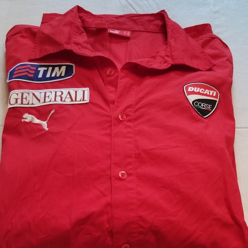Ducati Corse Mens Button Down Shirt
